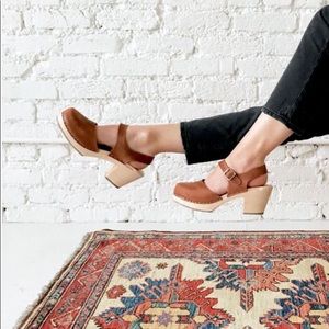 High Brown Wood Clogs | Lotta From Stockholm